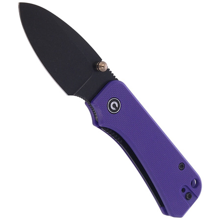 Nóż składany CIVIVI Baby Banter Purple G10, Black Stonewashed by Ben Petersen (C19068S-4)