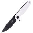 Kubey Knife Wolverine, Ivory G10, Dark Stonewashed D2 (KU233G)
