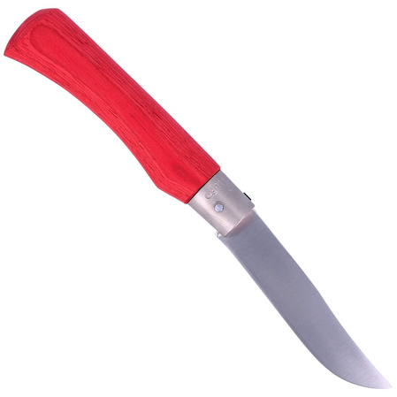 Antonini Old Bear Laminated Red, Satin Stainless knife (9307/23_MRK)