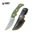 Kubey Blade Hunter Knife Green G10, Beadblasted 14C28N by Mikkel Willumsen (KU375C)