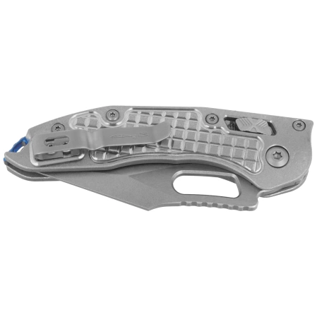 Microtech Marfione Select Stitch Ram-Lok S/E Knife Frag Titanium, Double Vapor Blast HW, Stonewashed M390MK by Borka Blades and Tony Marfione (169RL-10FRMS2)