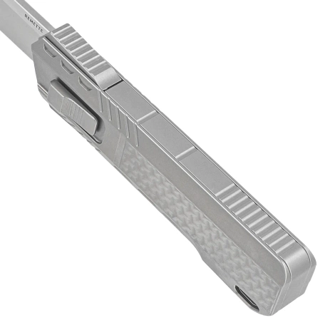 Nóż grawitacyjny Remette Sharp Leopard Gray Titanium, Hand Grinding Pearlescent M390 (RTSLA)