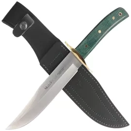Muela BW-Classic-19G Green Jute Micarta Knife, Satin X50CrMoV15
