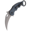 Fox Karambit Knife w/ Emerson Wave, Grey Aluminum, Sandblasted N690Co (478)