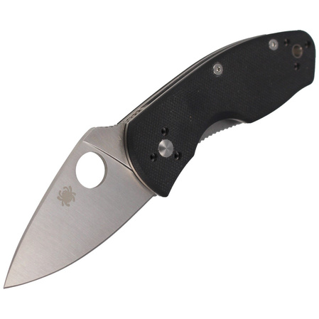 Spyderco Ambitious G-10 Black PlainEdge Knife (C148GP)