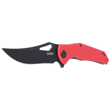 Kubey Knife Phemius Red G10, Dark Stonewashed D2 (KU149C)