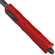 Nóż automatyczny OTF Microtech Dirac Delta D/E Red Aluminium, Black M390 by Tony Marfione (227-1RD)
