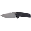 WeKnife Subjugator Gray Titanium/Marble Carbon Fiber, Satin CPM 20CV (WE21014D-1)