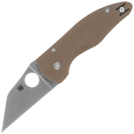 Nóż składany Spyderco Microjimbo Sprint Run Brown G10, Stonewashed CPM 15V by Michael Janich (C264GPBN15V)