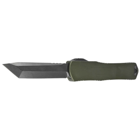 Heretic Knife Manticore X T/E Green Aluminum, Black DLC MagnaCut by Tony Marfione Jr.