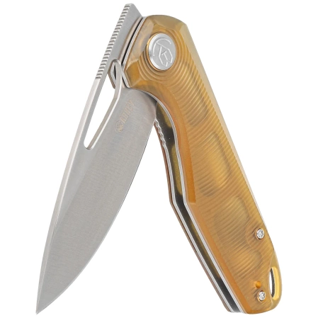 Nóż składany Kubey Doris Ultem, Satin 14C28N (KU324H)