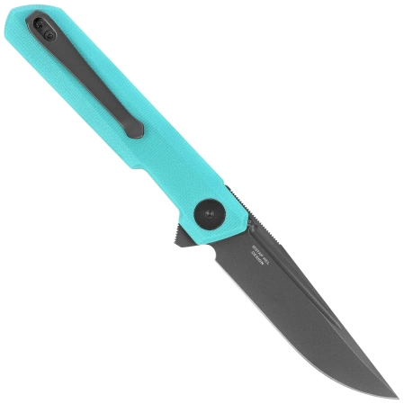 Nóż składany Bestechman Mini Dundee DD Light Blue G10, Grey PVD D2 by Ostap Hel (BMK08E)