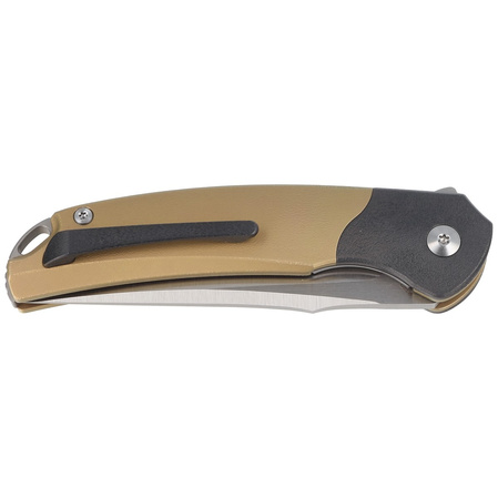 Nóż składany Bestech Supernova Gold Titanium/Black Zirconium, Satin M390 (BT2111C)