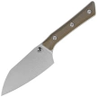 Microtech Santoku Knife 4.2'' OD Green G10, Stonewashed M390MK (3300-10OD)