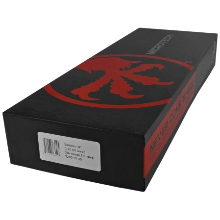 Microtech Santoku 6" Kitchen Knife OD Green G10, Stonewashed M390MK (3200-10OD)