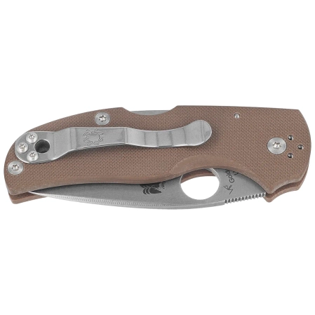 Nóż składany Spyderco Native 5 Sprint Run Brown G10, Satin CPM 15V by Sal Glesser (C41GPBN15V5)