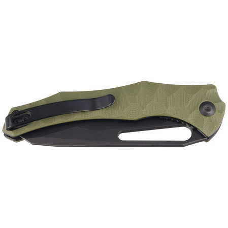 Nóż składany CIVIVI Spiny Dogfish Green G10, Black Stonewashed 14C28N by Gavko Knives (C22006-3)