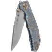 Nóż składany Spartan Blades Harsey Folder Special Edition Plague Doctor Green Titanium, Bronze HW, Satin MagnaCut by William W. Harsey Jr. (SF5DOCTOR)