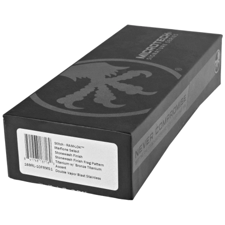 Nóż składany Microtech Marfione Select Stitch Ram-Lok S/E Frag Titanium, Stonewashed M390MK by Borka Blades and Tony Marfione (169RL-10FRMS1)