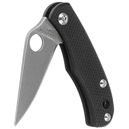 Nóż składany Spyderco Bug Black G10, Satin 12C27 (C133GBKP)