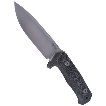 LionSteel Tactical Knife Black Micarta, Satin Niolox by Molletta (T5 MI)