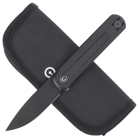 Civivi Foldis Black G10, Black Stonewashed Nitro-V by Ostap Hel (C21044-3)