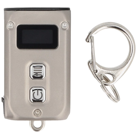 NiteCore pendant flashlight 500lm, Li-ion Battery / 280mAh, titanium (TINI2 Ti)