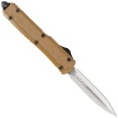 Dulotec OTF Automatic Knife Tactical Brown Aluminum, Satin 3Cr13MoV (K188A-BR)