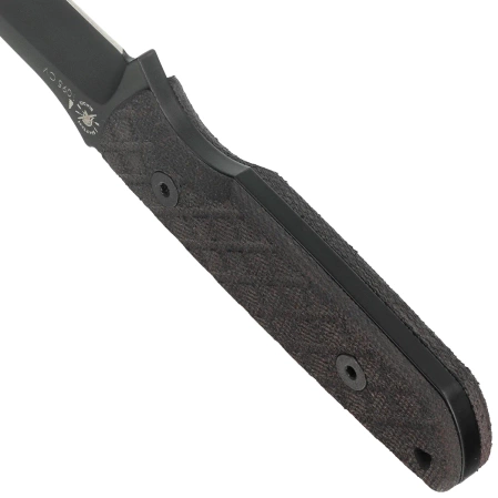Nóż Spartan Blades Alala Black Canvas Micarta, Black 1095 Cro-Van by Curtis Iovito (SBSL004BKBK)