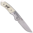 Nóż składany Martinez Albainox DeLuxe Deer White ABS, Satin Finish (19770)