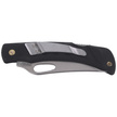 Mikov Crocodile Black ABS Folding Knife, Mirror Finish with Clip (243-NH-1/B BLACK/CLIP)