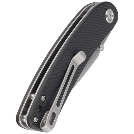 Nóż składany Kubey Momentum Black G10, Bead Blasted AUS-10 by Sherif Manganas (KU344H)