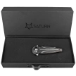 Fox Saturn Black Titanium, Satin M390 by Denis Simonutti knife (FX-551 TI)