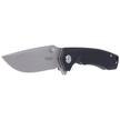 Nóż składany Kubey Black G10, Bead Blasted D2 (KU901A)