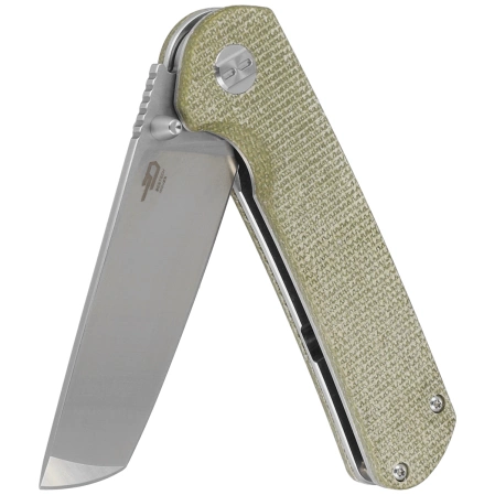 Nóż składany Bestech Sledgehammer Beige Micarta, Satin /  Stonewashed D2 (BG31D)