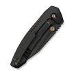 WeKnife Micro Trogon Black Titanium, Black Stonewashed M390 by Brian Brown (WE24043-1)