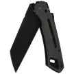 Civivi Buster FG Knife Green Canvas Micarta, Black Stonewashed Nitro-V by Snecx Tan (C24052-3)