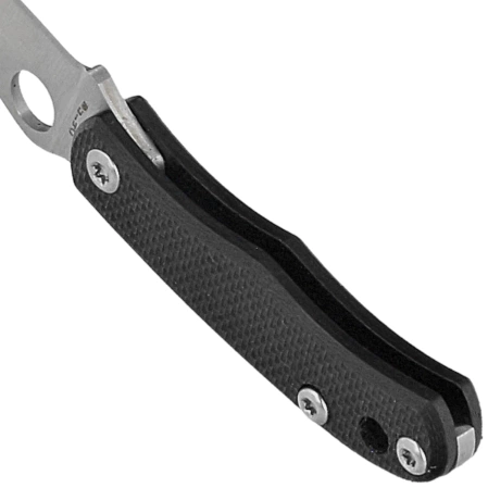 Nóż składany Spyderco Bug Black G10, Satin 12C27 (C133GBKP)