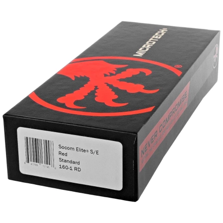 Nóż składany Microtech Socom Elite S/E-M Red Aluminum/3M, Black M390 by Tony Marfione (160-1RD)