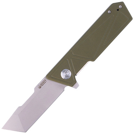 Nóż składany Kubey Avenger Outdoor Green G10, Bead Blasted D2 (KU104B)