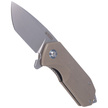 Nóż Kubey Knife Campe, Tan G10, Sandblast D2 (KU203C)
