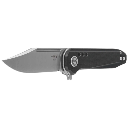 Bestech Syntax CP Black G10, Stonewashed/Satin CPM 154CM by Todd Knife and Tool (BG41A)