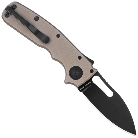 Nóż składany Demko Shark-Cub Stealth Slicer Shark Artillery Grey Aluminium, DLC CPM 20CV by Andrew Demko (SC-20CV-ALUM-DLC-AG-SS)