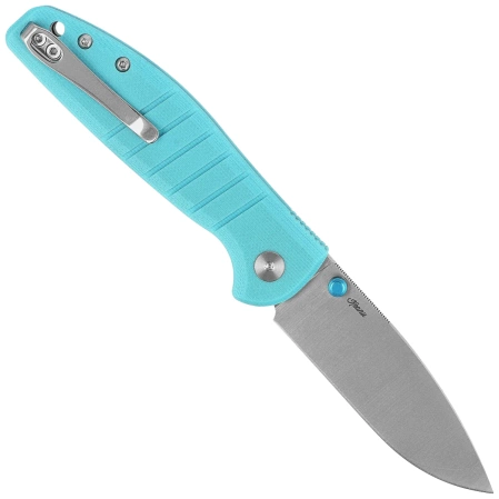 Nóż składany Bestechman Goodboy Jr. Light Blue G10, Satin/Stonewashed D2 by Keanu Alfaro (BMK10B)