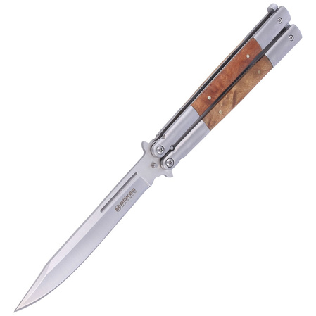 Nóż motylek Böker Magnum Balisong Wood Large (06EX405)