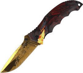 Knife Herbertz Solingen 3D motif, Dragon 83mm (585112)