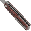 Nóż składany Reate Bushido Titanium/Lava Flow Fat Carbon, Hand Satin M390 (BSO.LAF.SAT)