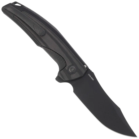 Nóż składany Reate Jack Jr. Black Aluminium, Black DLC S30V (Jack Jr. BKAL DLC BKAL)
