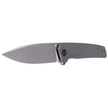 Nóż WE Knife Speedster Gray Titanium, Silver Bead Blasted CPM 20CV (WE21021B-1)