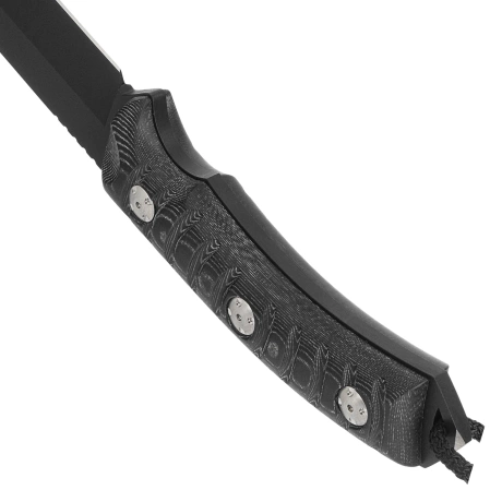 Nóż Muela Predator-14N Black Micarta, Black PTFE X50CrMoV15